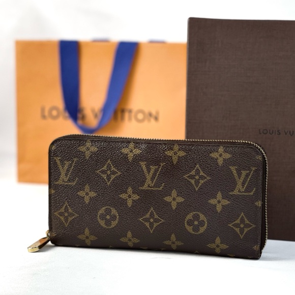 LOUIS VUITTON Monogram Canvas Zippy Retiro Wallet Noir Black